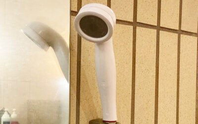 シャワーヘッドを交換しました 南アルプス釜無川温泉 むかわの湯