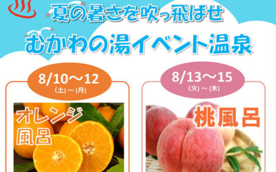 イベント風呂 南アルプス釜無川温泉 むかわの湯